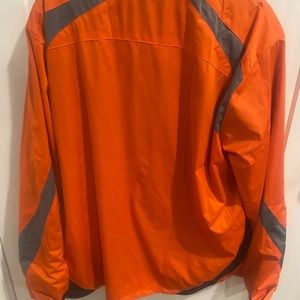 Mens Antigua Orange baseball Jacket XL